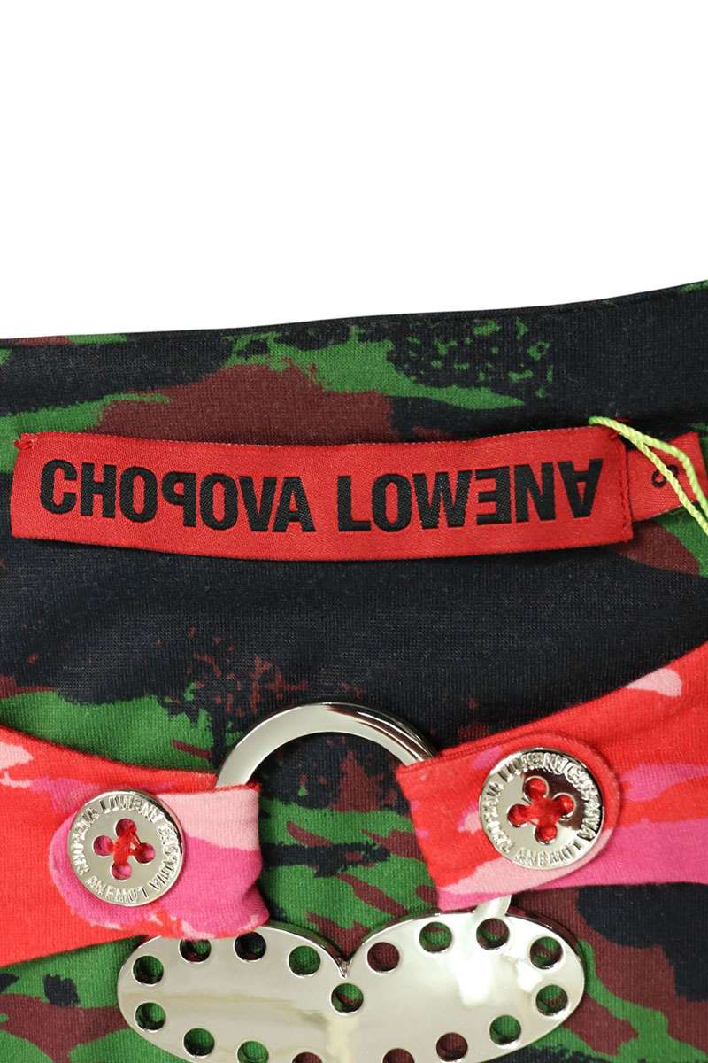 Chopova Lowena Heart Trim Multi Long Sleeve Top Size S