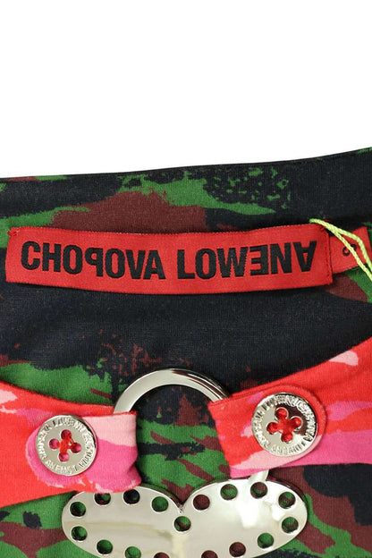 Chopova Lowena Heart Trim Multi Long Sleeve Top Size S
