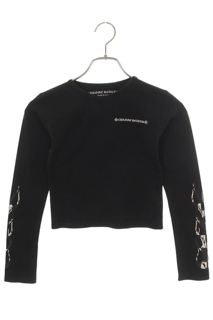 Chrome Hearts 99EYES Fire Print Long Sleeve Cutsew Size S
