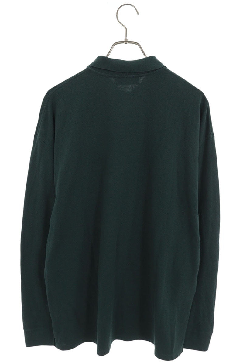 Miu Miu Green Logo Embroidered Cotton Sleeve Polo Size XS