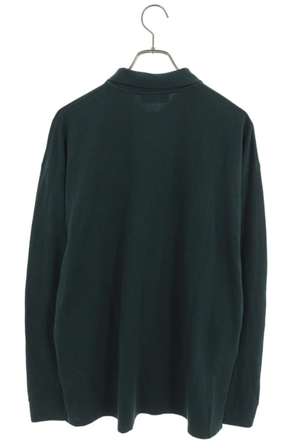 Miu Miu Green Logo Embroidered Cotton Sleeve Polo Size XS