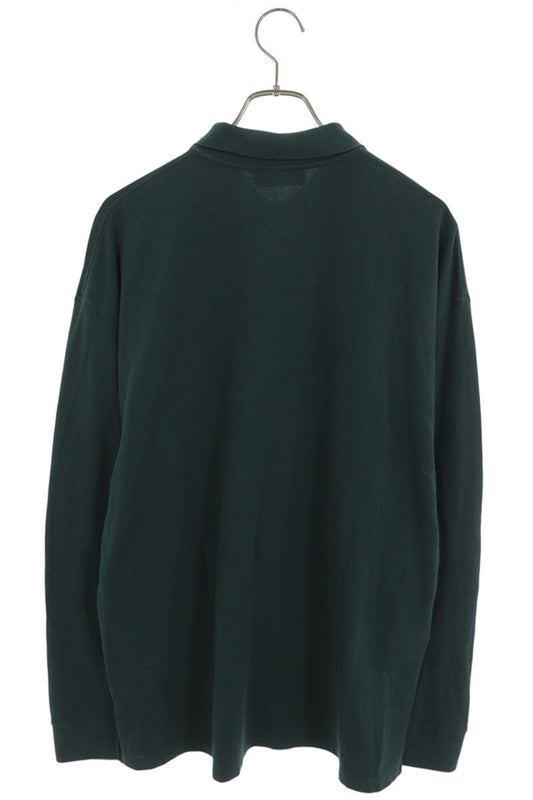 Miu Miu Green Logo Embroidered Cotton Sleeve Polo Size XS