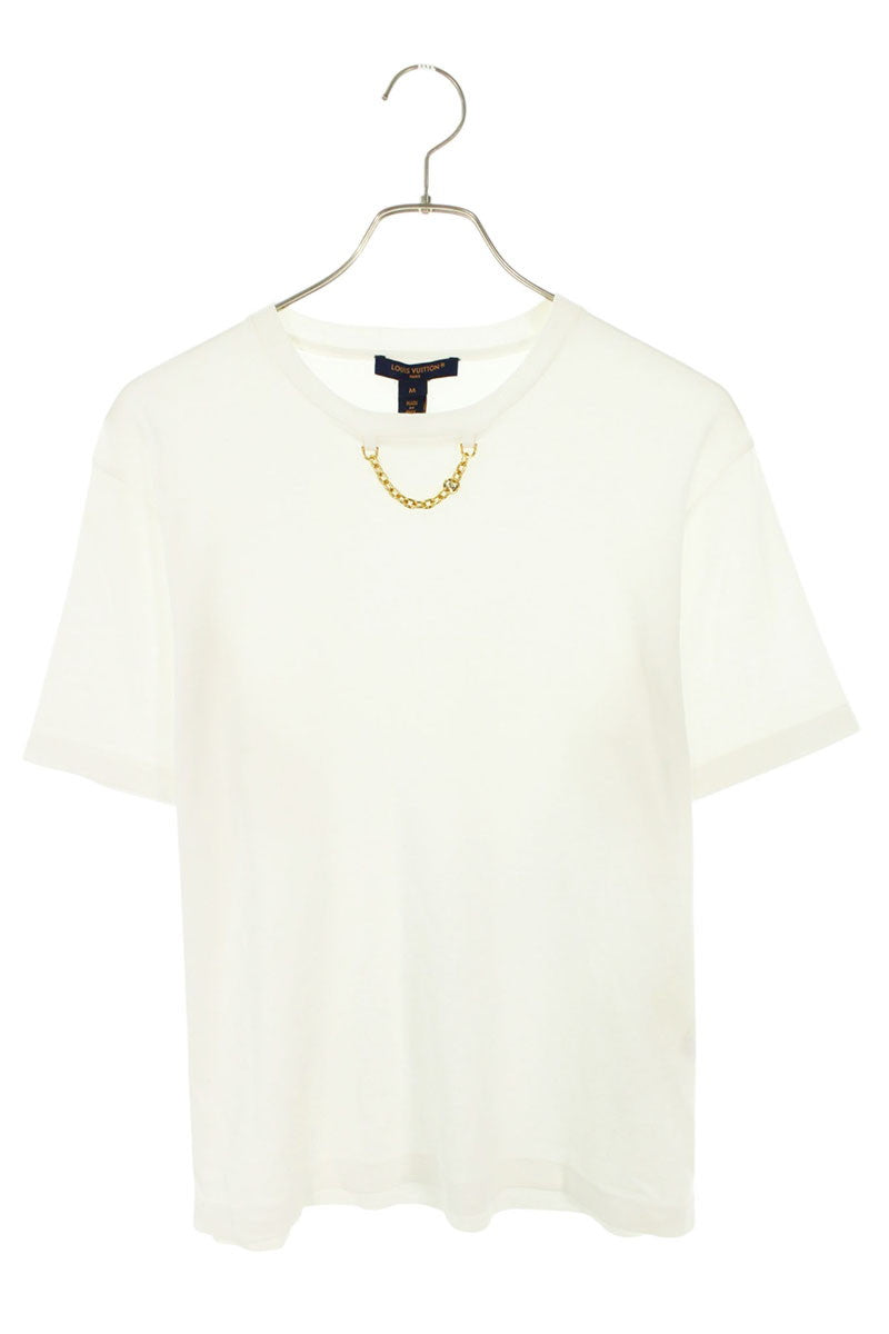 Louis Vuitton LV Chain Cotton T-Shirt 23SS White Gold Size M