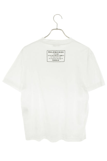 Balenciaga Back Logo T-Shirt White Size M
