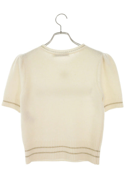 Dior Star Embroidered Knit T-Shirt Size 34