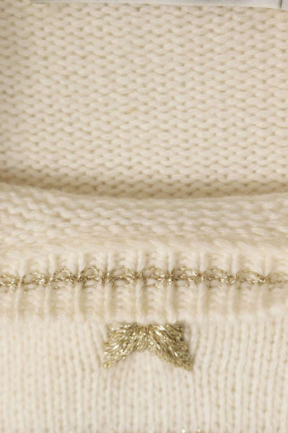 Dior Star Embroidered Knit T-Shirt Size 34