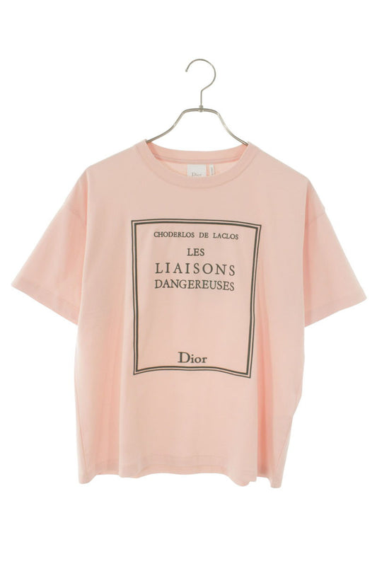 Christian Dior 26SS Message T-Shirt Pink Size S