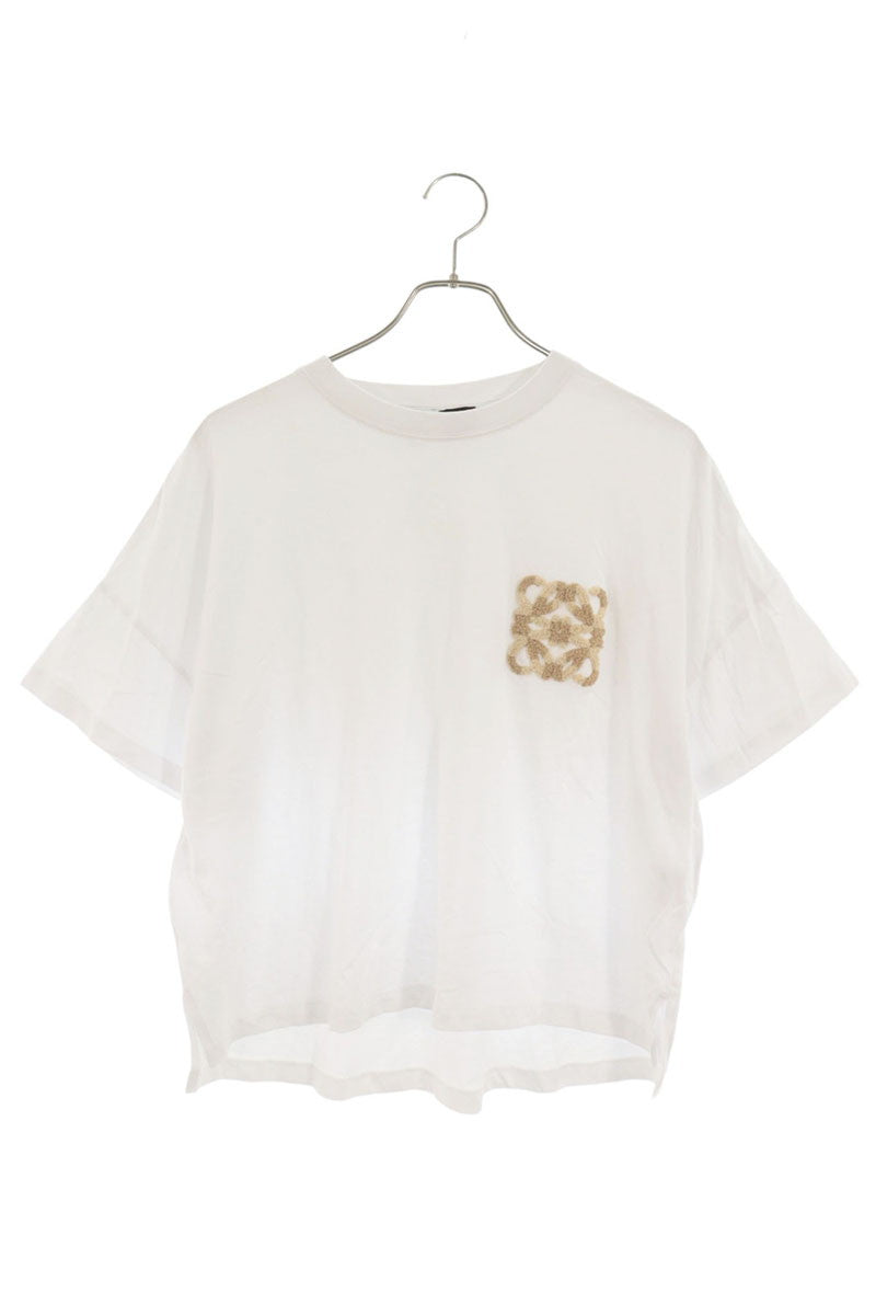 Loewe White Anagram Cotton T-Shirt Size S