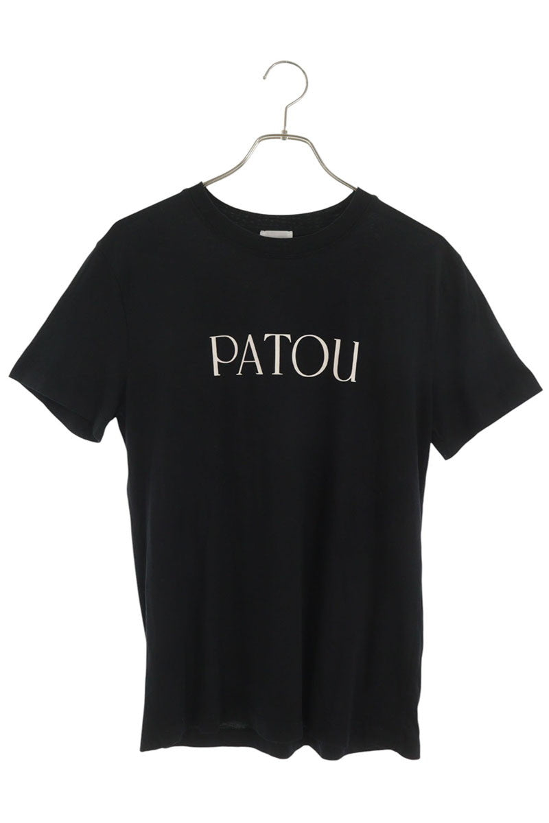 Patou Black Logo Print Cotton T-Shirt Size XS
