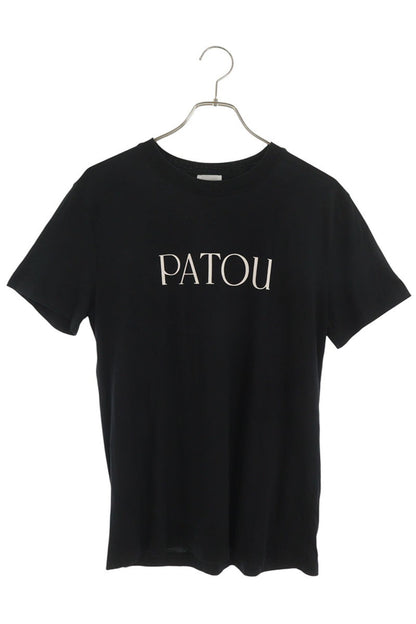 Patou Black Logo Print Cotton T-Shirt Size XS