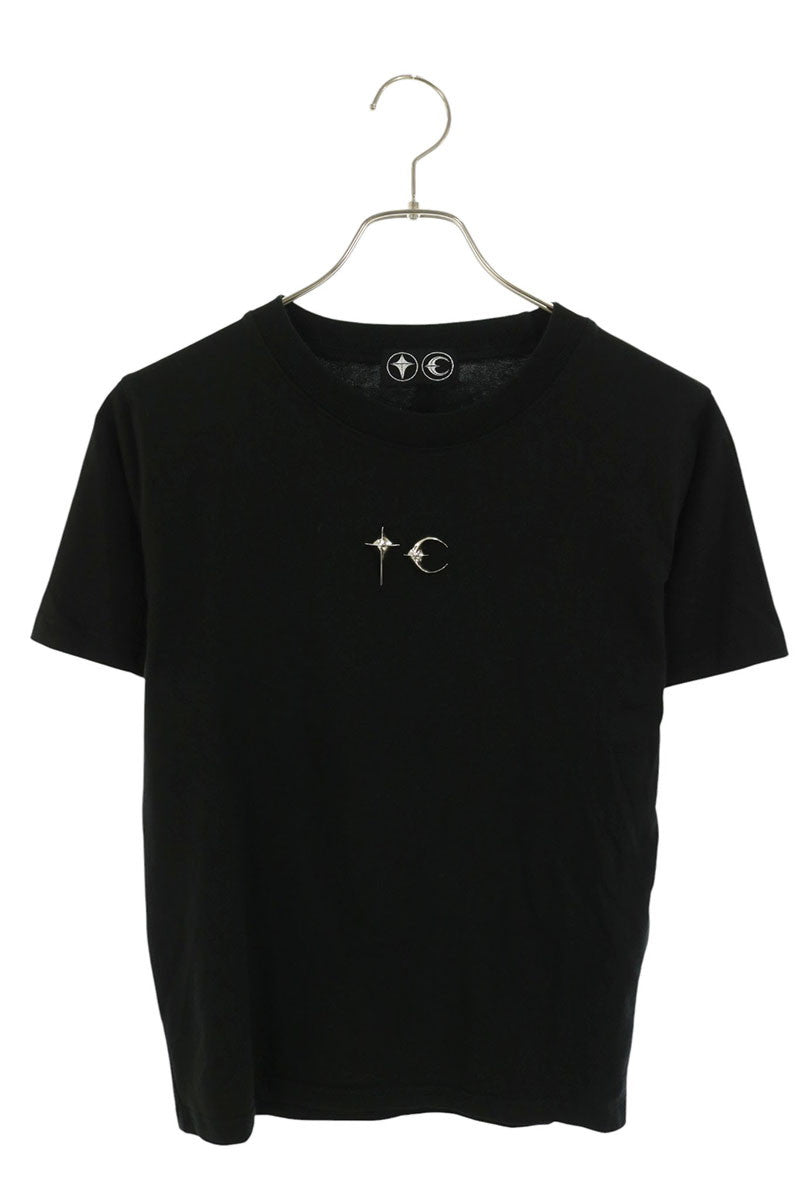 Thug Club Metallic Logo T-Shirt Black Silver Size 1