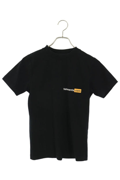 Vetements VETEMENTS.COM Print Black T-Shirt Size XS
