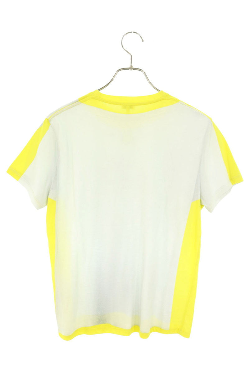 Loewe Anagram Embroidery T-Shirt Grey/Yellow Size XS