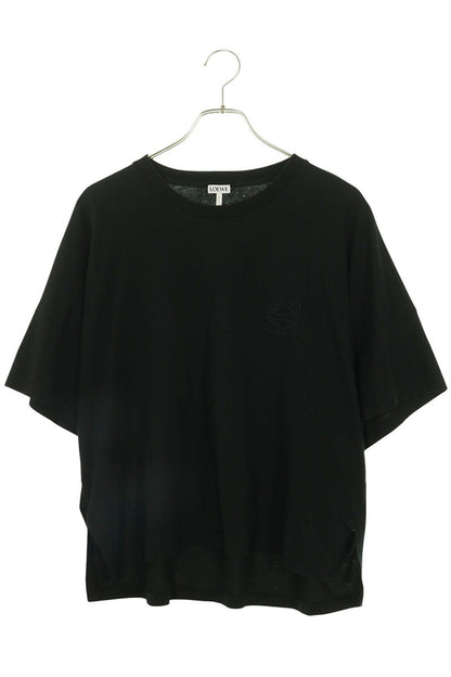 Loewe Anagram Embroidery Cropped T-Shirt Black Size XS