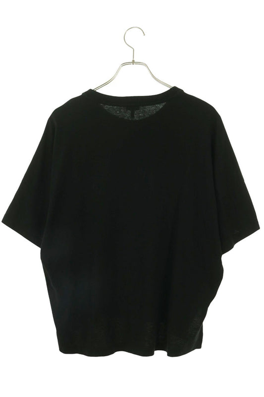 Loewe Anagram Embroidery Cropped T-Shirt Black Size XS
