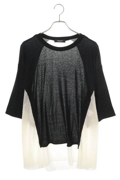 Undercover 26SS Georgette Panel T-Shirt Black/White Size 1