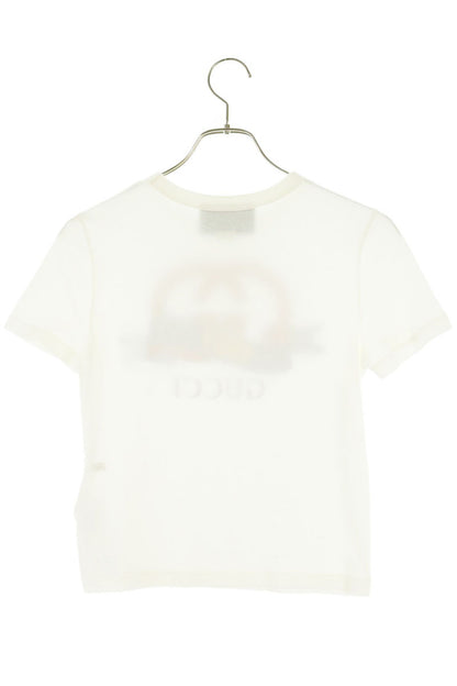 Gucci Interlocking G Print White T-Shirt Size XS
