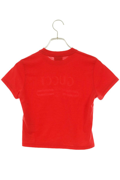 Gucci Red GG Logo Print T-Shirt 26SS Size S