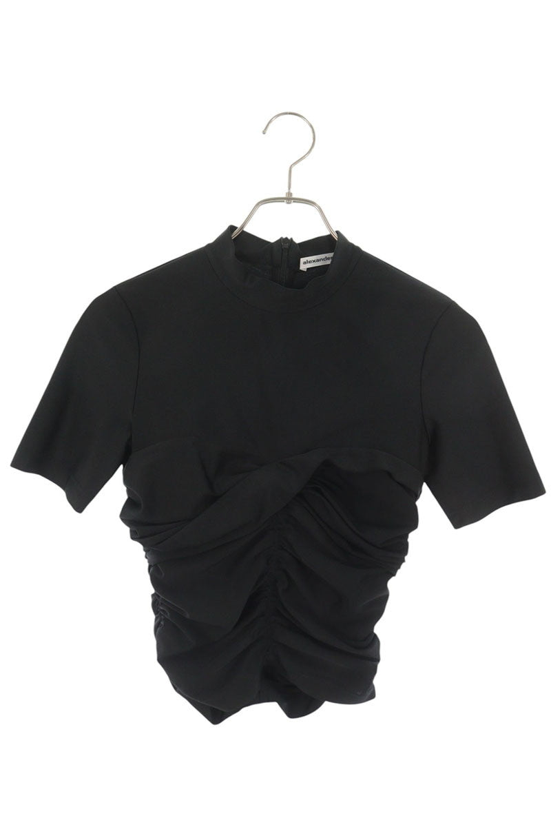 Alexander Wang Black Mock Neck T-Shirt Size XS