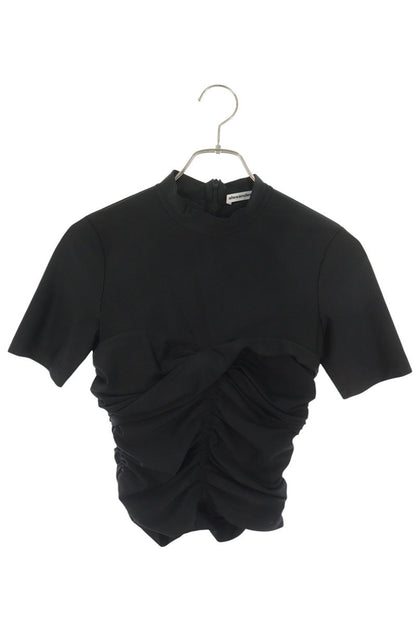 Alexander Wang Black Mock Neck T-Shirt Size XS