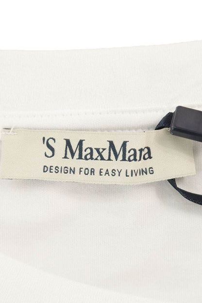 Vintage Logo Print White Cotton T-Shirt Size S
