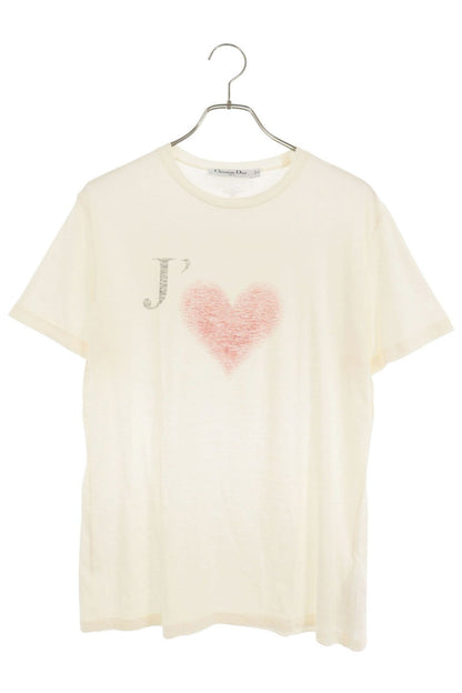 Christian Dior JE T'AIME Off-White Red Size L