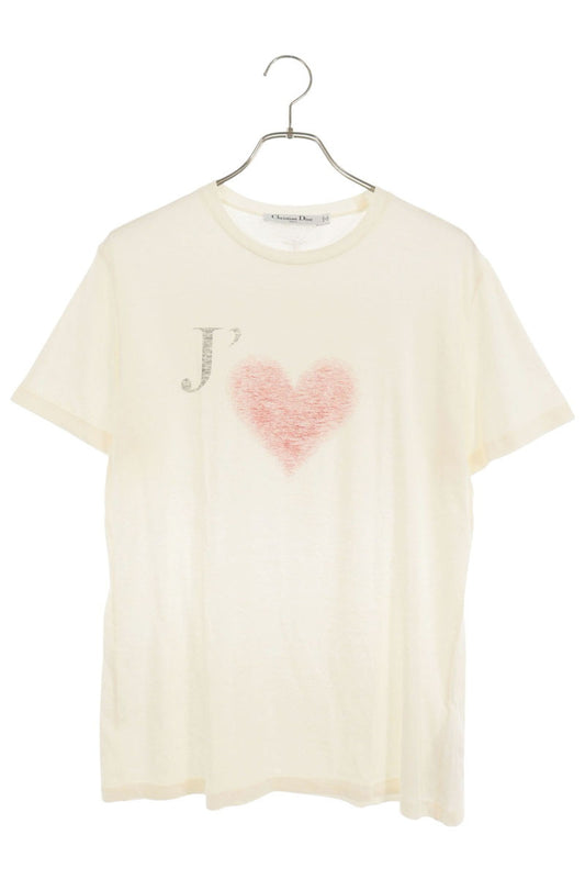 Christian Dior JE T'AIME Off-White Red Size L