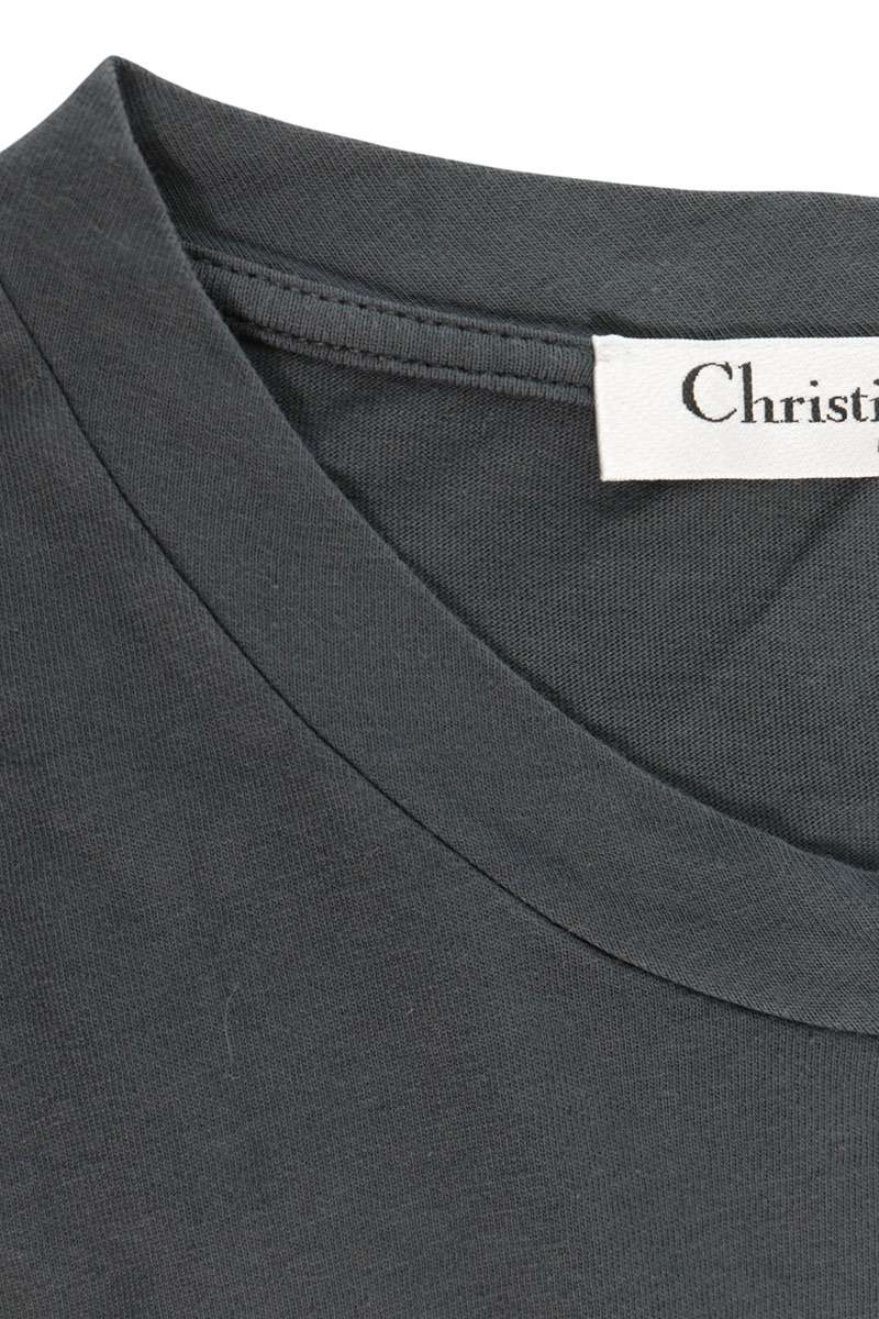 Christian Dior Swords BEE Print T-Shirt Gray Size L