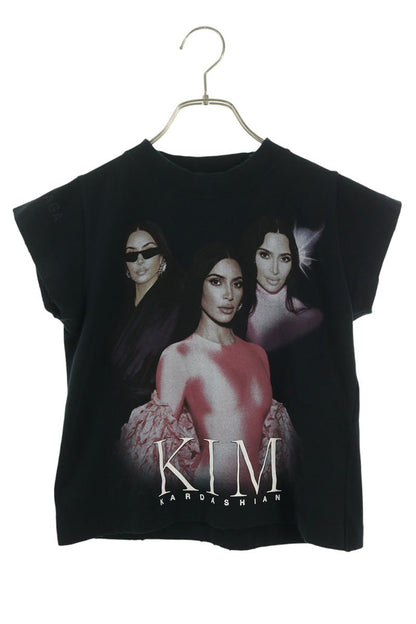 Balenciaga Black Kim Photo Print T-Shirt 25SS Size S