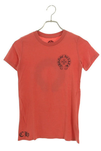 Chrome Hearts Red Horseshoe Back Print T-Shirt Size S