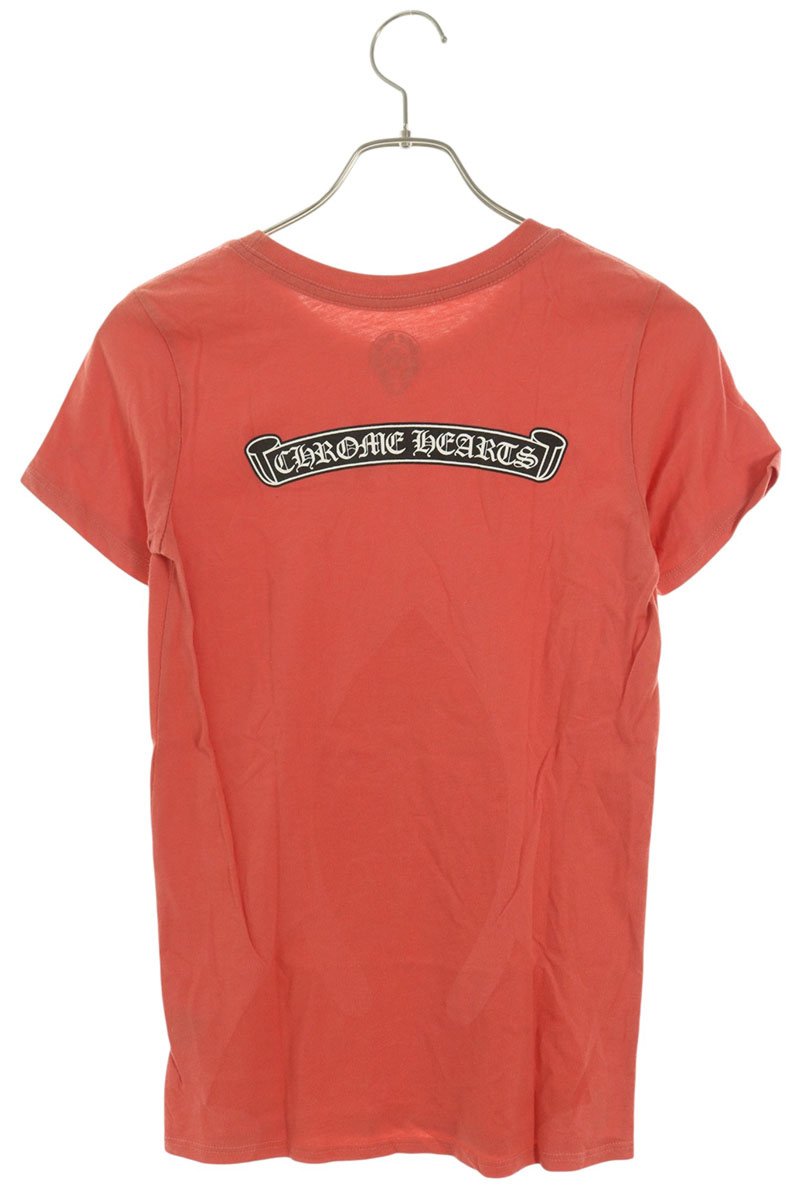 Chrome Hearts CH T-SHRT 4 Back Scroll T-Shirt Red Size M