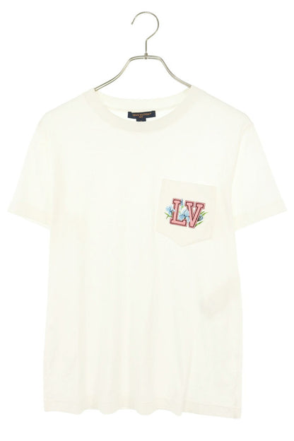Louis Vuitton Signature Patch Cotton T-Shirt White Size S