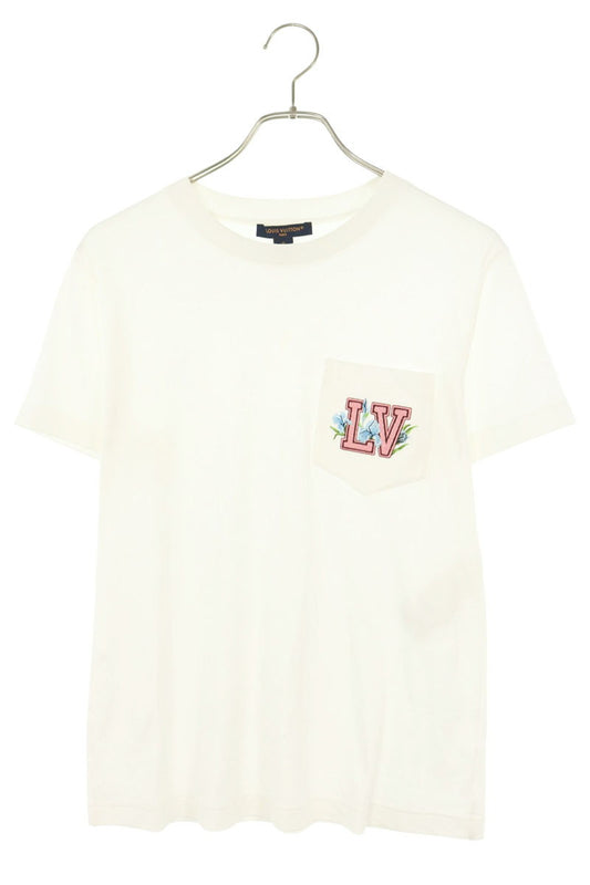 Louis Vuitton Signature Patch Cotton T-Shirt White Size S
