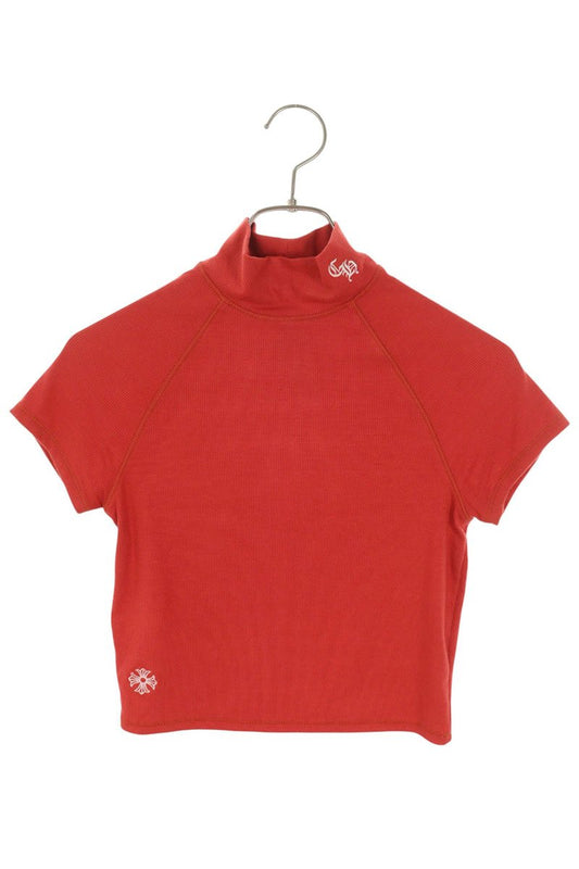 Chrome Hearts CH Logo Embroidered High Neck T-Shirt Size XS