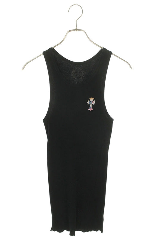 Chrome Hearts RIB TANK Beaded Tank Top Black Size M