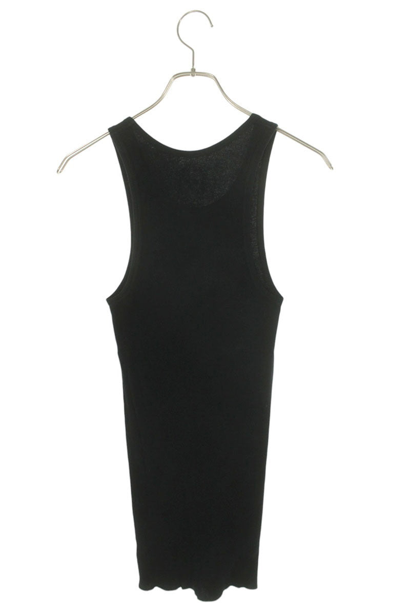 Chrome Hearts RIB TANK Beaded Tank Top Black Size M