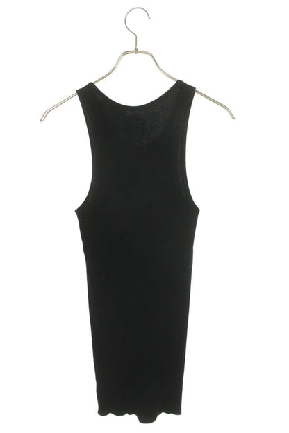 Chrome Hearts RIB TANK Beaded Tank Top Black Size M