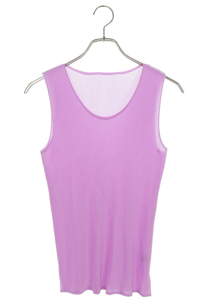 Vintage Pleats Tank Top Purple Size 3