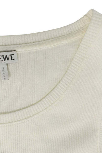 Loewe Anagram White Cropped Tank Top Size S