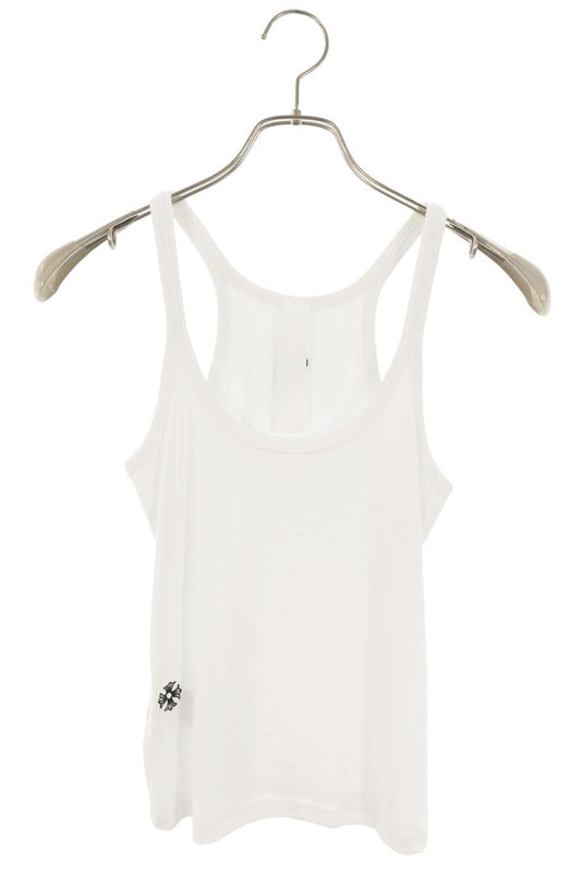 Chrome Hearts RIB TANK CH Embroidered White Black Size S