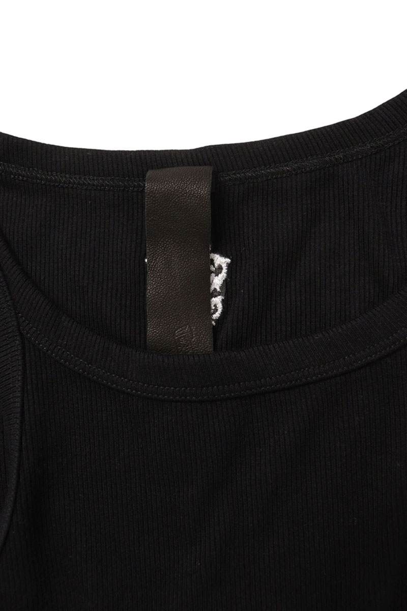 Chrome Hearts Y NOT Dagger Rib Camisole Black Size S