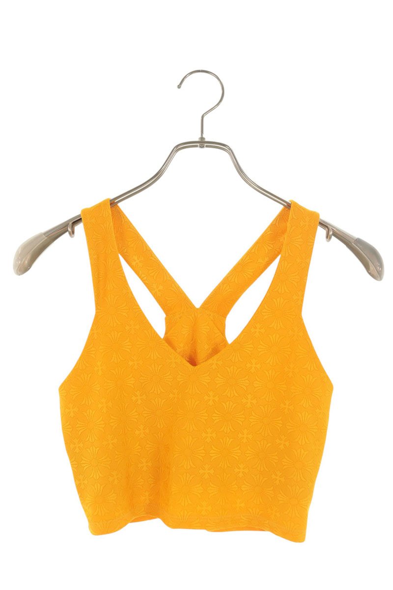 Chrome Hearts CH Plus Pattern Top Yellow/Black Size XS
