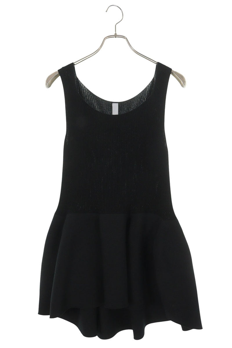CFCL POTTERY CUPRO SLEEVELESS TOP Black Size F