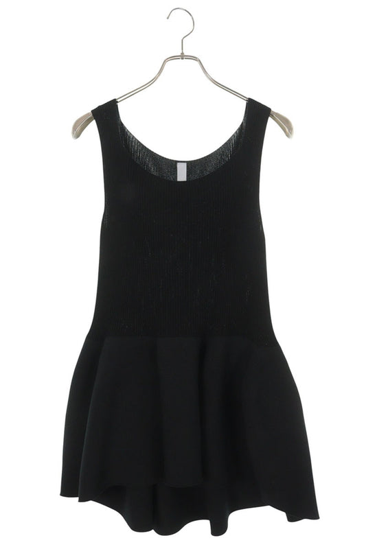 CFCL POTTERY CUPRO SLEEVELESS TOP Black Size F