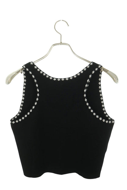 Chrome Hearts CH Plus Jacquard Top Black/White Size L