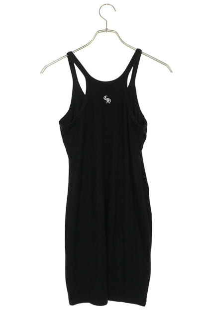 Chrome Hearts CH Embroidered Tank Top Dress Black Size S