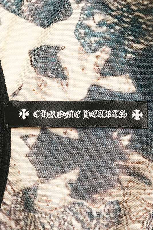 Chrome Hearts SHEER MESH BATEAU Cross Camisole Size S