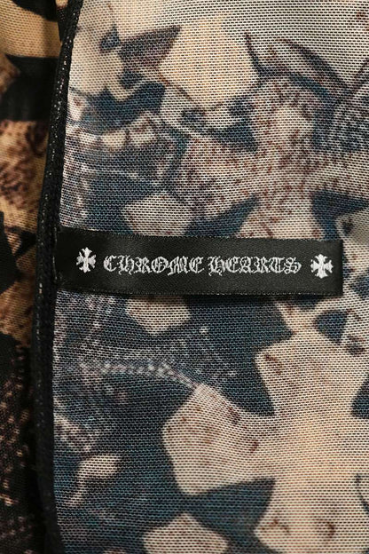 Chrome Hearts Cross All-Over Sheer Camisole Brown Size S