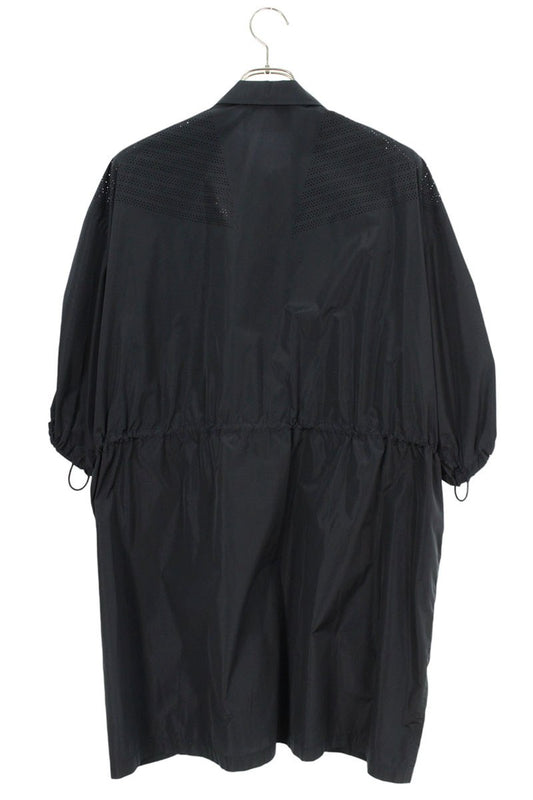 Miu Miu 23SS Technical Silk Dress Navy Size 40