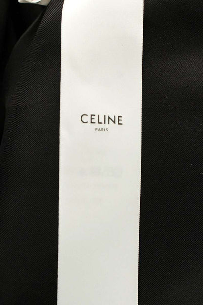Celine Black Wool Blend Lace Mini Dress Size 36